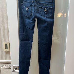 Hudson Lowrise Dark Blue Collin Flap Skinny Ankle. Size 27.